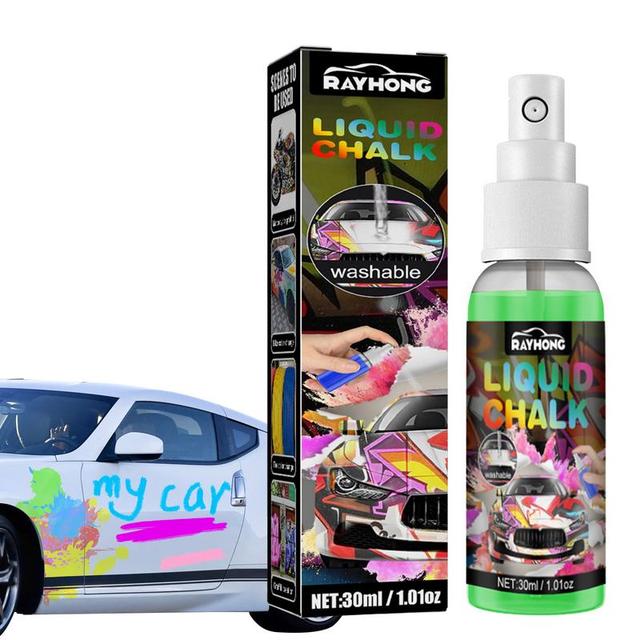 Spray Chalk 30ml Washable Spray Chalk For Cars Washable Car Doodle Chalk Spray  Chalk Markers Loved By Teachers Kids Artists - AliExpress